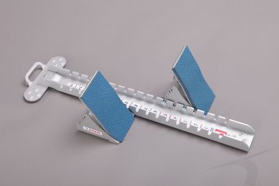 PBS15-02-W (COMPETITION ALUMINIUM STARTING BLOCK WITH HIGH FOOT SUPPORTS)